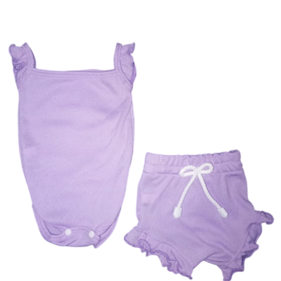 Conjunto Body + Cuco Bebé | Algodón Rib |