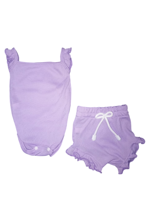 Conjunto Body + Cuco Bebé | Algodón Rib |