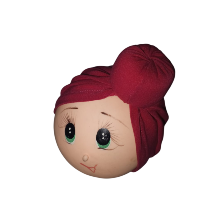 Balaca y Turbante para Bebé con Diseño de Dona