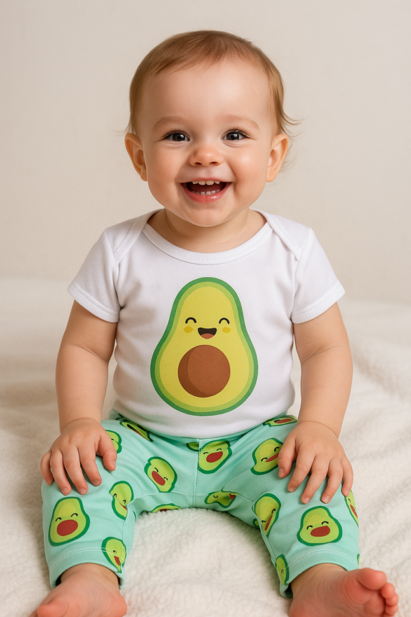 Conjunto Body + Pantalón Bebé | Algodón Franela |
